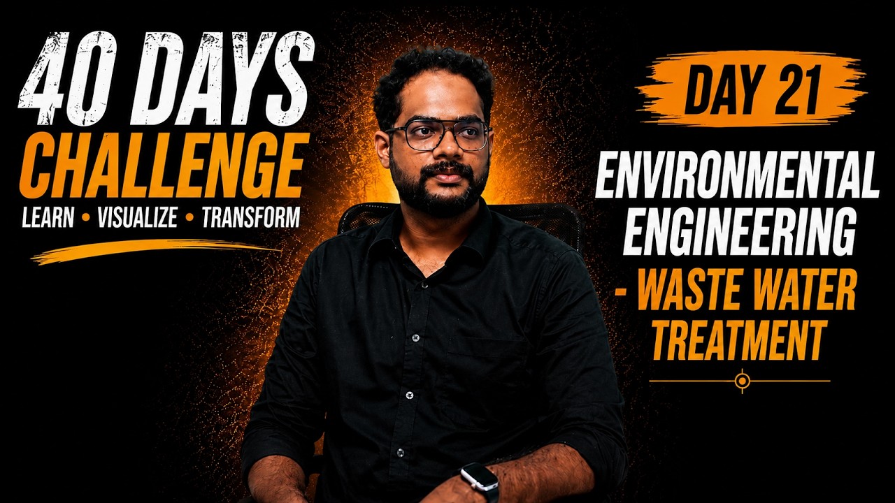 Environmental Engineering | Day 21 | 40 Days TNPSC AE Civil Engineering Challenge
