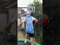 Slow mo through the leg slam