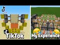 TikTok Videos VS My Experience 6 (Minecraft Edition/Minecraft)