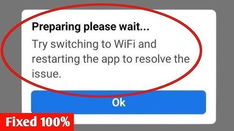 How to Fix Preparing Please Wait Problem in Facebook Lite | 2025 Latest Fix