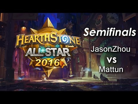 Hearthstone ALLSTAR SemiFinal#2 - Mattun vs JasonZhou