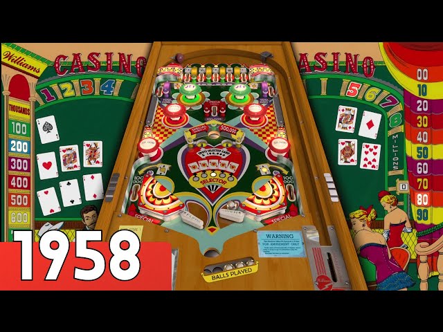 Casino VPX (Williams, 1958) v 1.0.0 | Gameplay & Commentary - YouTube
