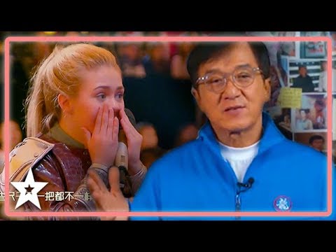 Karate Girl Gets A Surprise From Her Idol JACKIE CHAN on World's Got Talent | Kids Got Talent