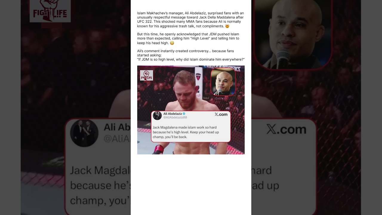 If JDM is so high level, why did Islam dominate him everywhere?