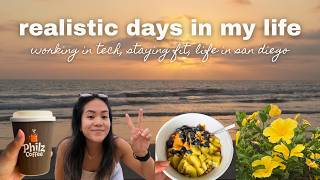 REALISTIC DAYS IN SAN DIEGO working remote staying fit daily beach trips