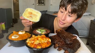 Ultimate BBQ Mukbang: Ribs, Mac n Cheese, Beans & More! by Gabby Eniclerico 20,664 views 11 days ago 15 minutes