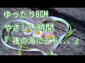ゆったりBGM 『 夜の海に立ち... 』《ゆっくりver》 柴田 淳