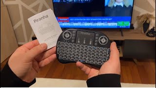 Piranha 2385 Wireless Mini Keyboard| Kablosuz mini klavye (Tv, Pc hepsi için!)