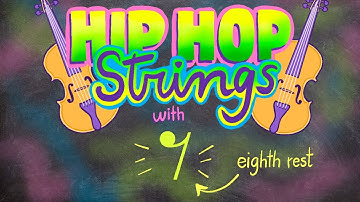 Easy Rhythm Exercise 9 PlayAlong: Eighth Rest - HIP HOP STRINGS #musiceducationforkids