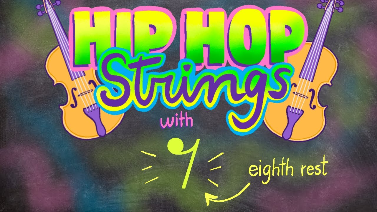 Easy Rhythm Exercise 9 PlayAlong: Eighth Rest - HIP HOP STRINGS #musiceducationforkids