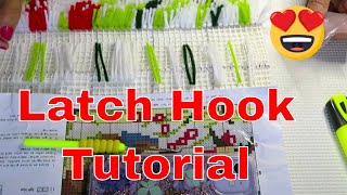 Gudfel Product. Latch Hook Tutorial From Beginner To Another Beginner