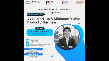 Workshop on Lean start-up & Minimum Viable product By IIC Parul University #mvp #leanstartups