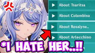 Odette Talks About Rosalyne, Tsaritsa, Alyosha & Others Genshin Impact 7.0 Snezhnaya Voicelines