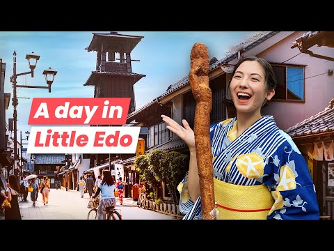 Just 30mins From Tokyo: KAWAGOE Historic Town Food Tour!