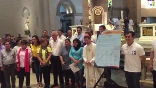 Roxas, Binay sign 'Truth' covenant for honest polls