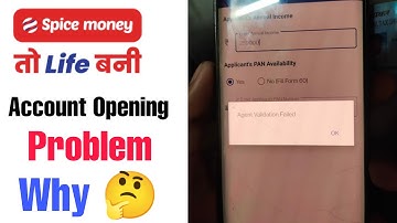 Spice Money Axis bank Account Opening problem Account Validation Filled Full Details