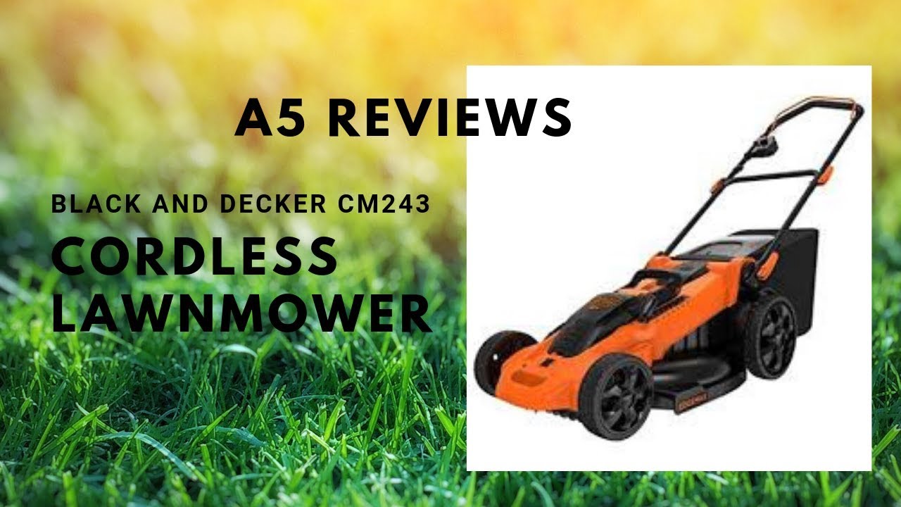 Review of the Black & Decker CM2043C Cordless Lawn Mower - Dengarden