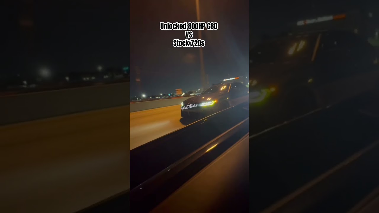 McLaren 720s vs BMW M3