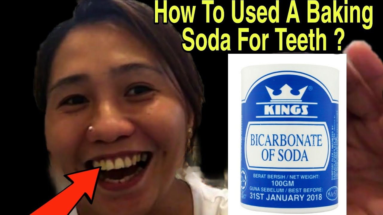 HOW TO WHITTEN TEETH AT HOME USED BAKING SODA oral health dental health