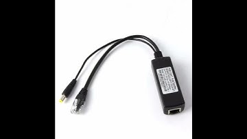 How to convert DC12V IP camera to POE connection