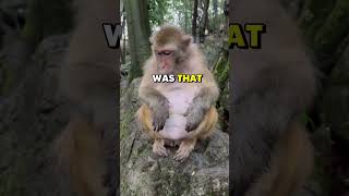 Monkey Opens Black Egg