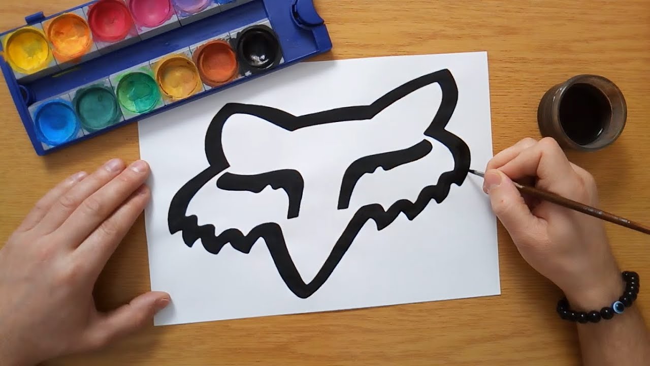 How To Draw The Fox Racing Logo - Electricitytax24