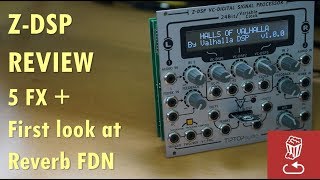 Tiptop Z-DSP Review + first look at Reverb FDN + 5 other FX (with MiniBrute 2, Una Corda, Valhalla) screenshot 5