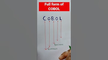 Full form of COBOL.#shorts #fullform #cobol