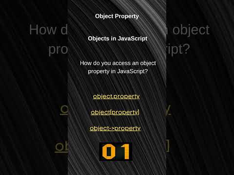 Accessing Object Properties