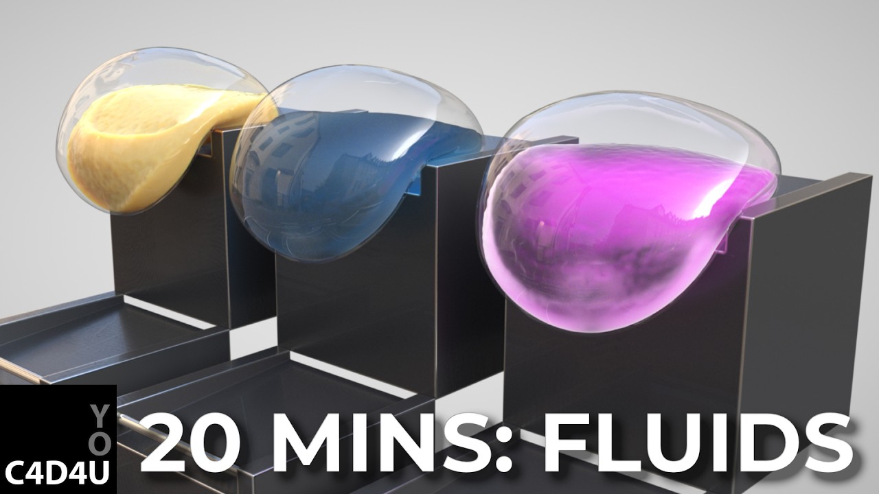 ULTIMATE Fluid Simulation Compilation | 20 Mins of Satisfying 3D Liquids ❤️ C4D4U