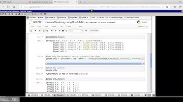 K means clustering using PySpark