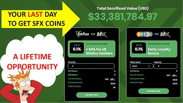 SAFUU | THE SAFUUX BLOCKCHAIN | Sacrifice Your Bitcoin For SFX!  #safuux #crypto #defi #bitcoin