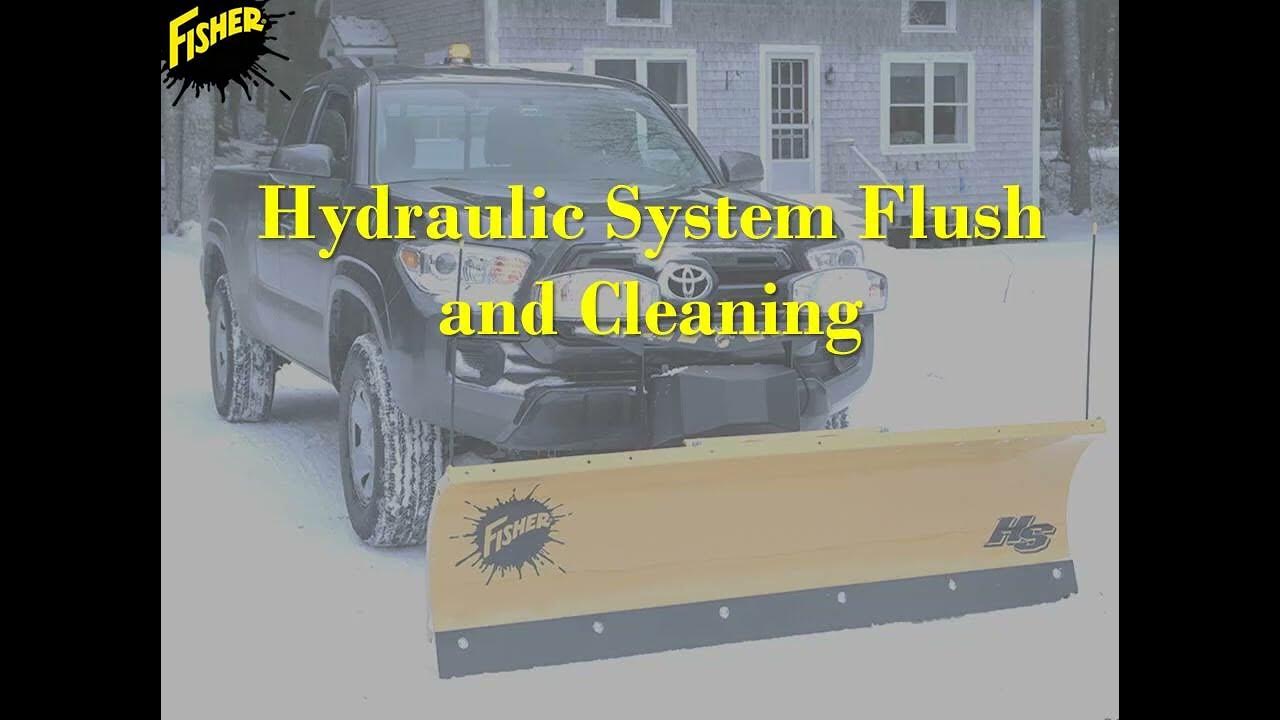 FISHER Hydraulic System Flush and Cleaning YouTube