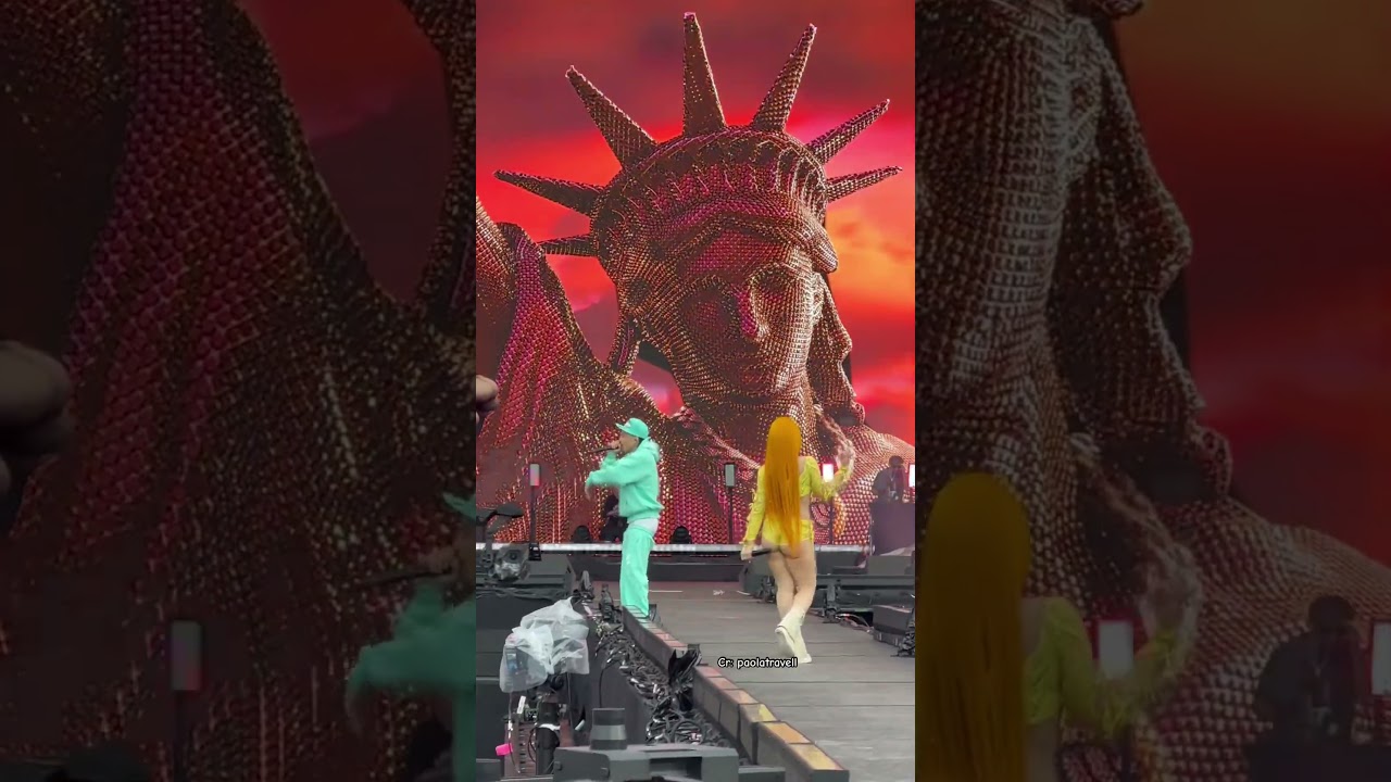 Ice Spice & Central cee“did it first” live performance at Wireless festival London 2024 