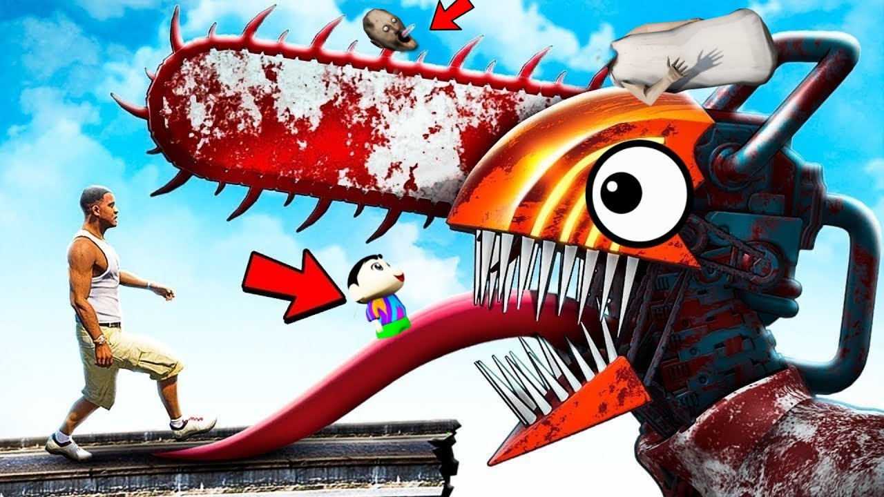 Shinchan's Bestfriend is Chainsawman in GTA 5