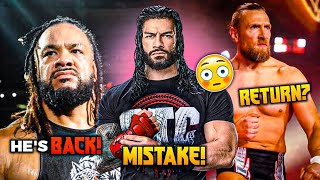 Big mistake with Roman Reigns!😱 Jacob Fatu Injury? AEW star in WWE!