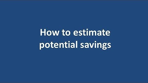 Management Consulting Projects - How to estimate potential savings