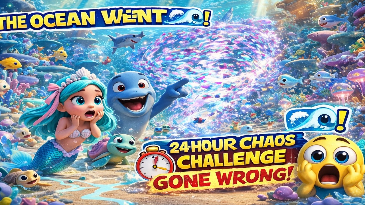 The Ocean Went Viral! 🌊😱 Shelly and friends'  24 Hour Chaos Challenge Gone WRONG!