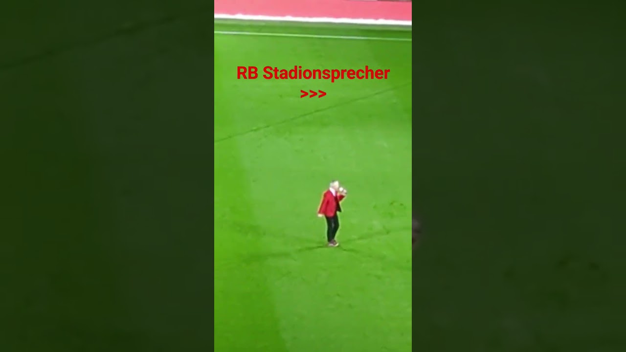 RB Leipzig Stadionsprecher richtig stark 🔥🔥