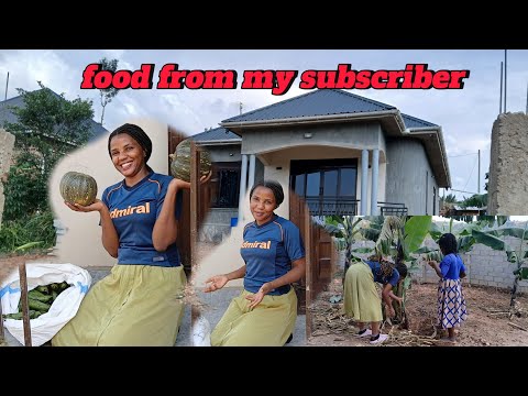See How I Was Gifted Food From My Subscriber From Western Uganda Thank You Mama