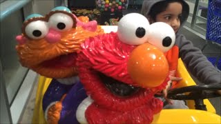 Elmo Zoe Race Car Kiddie Ride Toddlers Babies Children Toys R Us Sesame Street Songs Videos
