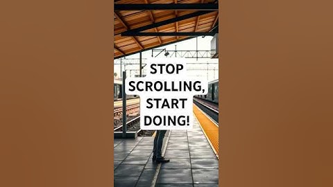 Stop Scrolling, Start Doing  #motivation #productivity #selfdiscipline #startnow #stopwaiting