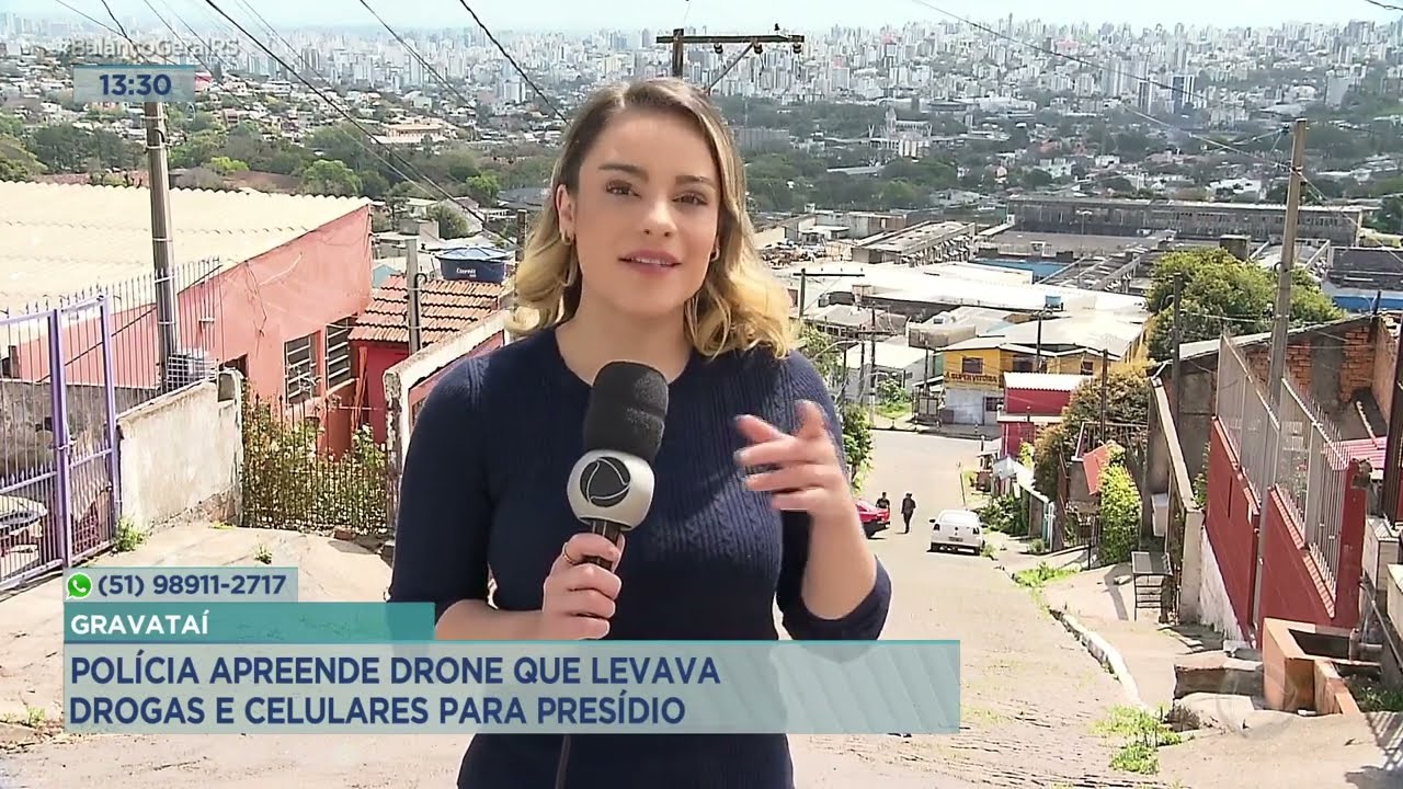 Gravataí: polícia apreende drone que levava drogas e celulares para presídio