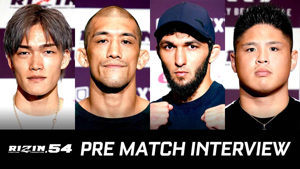 Pre-Fight Interview RIZIN.54 / Highlights Part 1 - YouTube