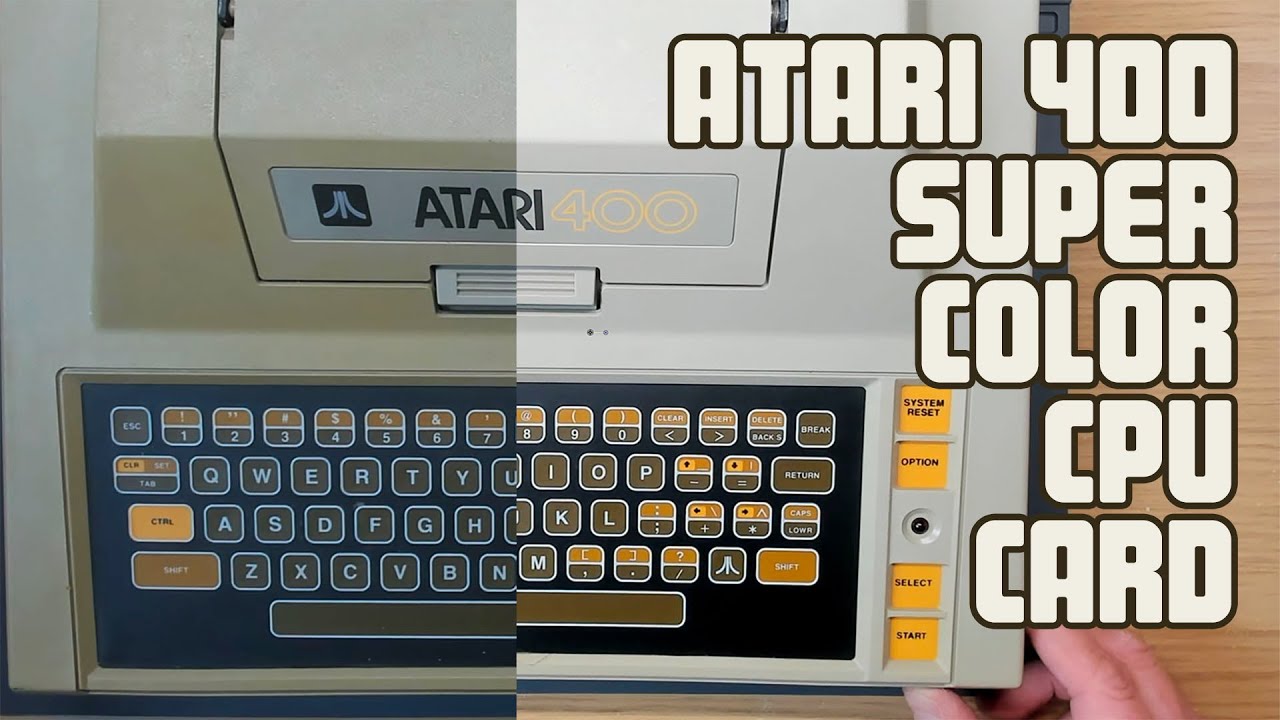 Восстановление Atari 400 и обновление видео