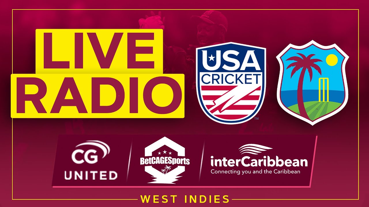 🔴LIVE RADIO | USA v West Indies | Super Eights | ICC T20 Men's World ...