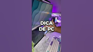 Dica de pc que vai te ajudar 🔥❤️ #dicas #pcgamer #tech #viral #fy #fyp