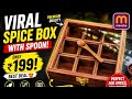 Kitchen Masala Box Set wooden From Meesho||Unboxing Video| #meesho #meeshofinds #kitchen