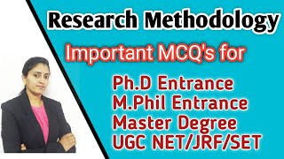 Research Methodology MCQ's for M.Phil & Ph.D  entrance, UGC NET/JRF/SET - By Dr.Rekha's EduGrit screenshot 5