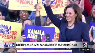 Local and Texas leaders react to Kamala Harris as Biden's running mate